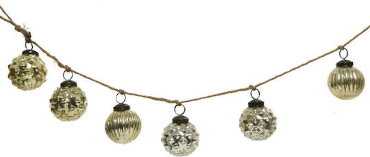 Kaemingk Christmas Garland Gold 120x6cm 1pc