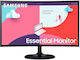 Samsung Essential Monitor VA HDR Curved Monitor 24" FHD 1920x1080 με Χρόνο Απόκρισης 4ms GTG