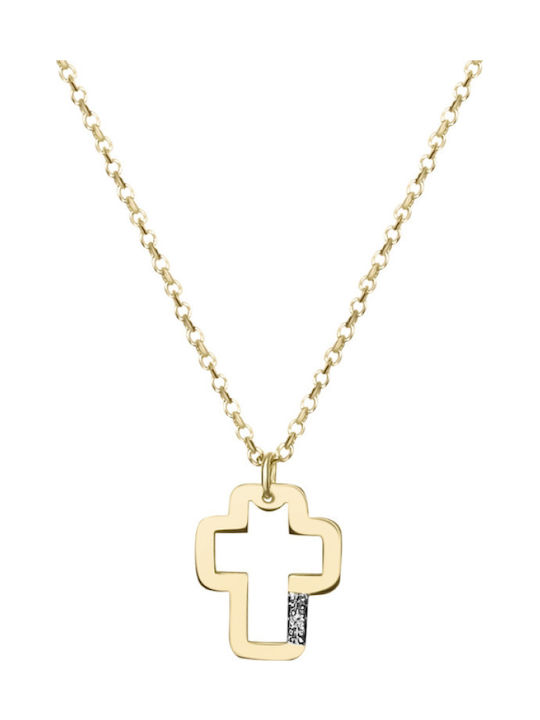 Ekan Gold Cross 14K with Chain