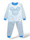Babydom Pijama pentru copii De iarnă Ecru, Sea Blue, Hologram