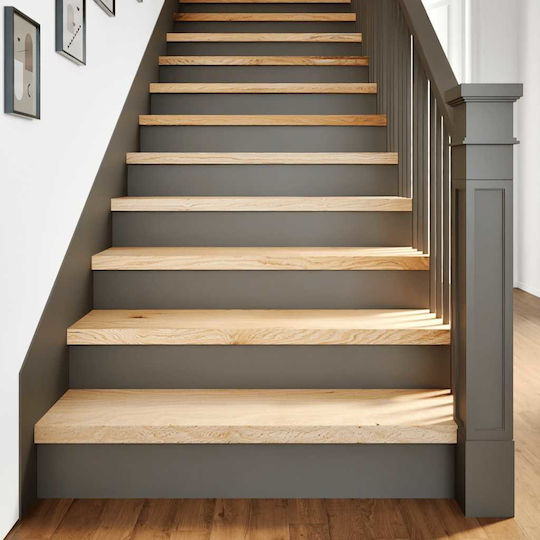 Vidaxl Treppenstufen 2 Stk. 90x30x2 cm Unbehandeltes Massives Eichenholz Braun