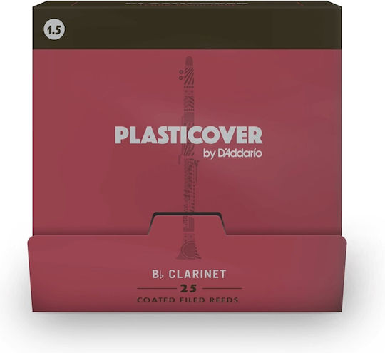 D'Addario Woodwinds Plasticover Klarinettenblatt Nr. 1,5 1 Stück