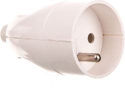 Opal Portable Socket Single 2p+z White