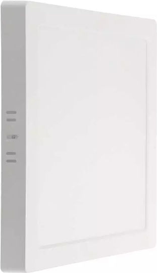 V-TAC Τετράγωνο LED Panel 6W με Θερμό Λευκό Φως 3000K