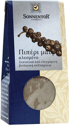 Черен пипер млян 50г Sonnentor био