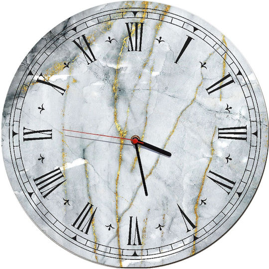 Ceas de perete sufragerie bucătărie decorare casă marmură 30cm