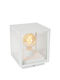Lucide Lightning Lucide Φωτιστικό Φαναράκι Εξωτερικού Χώρου 15W IP54 για Ντουί E27 Λευκό