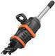 Pneumatic Impact Wrench 1 Inch Maximum Torque 6710 Nm 14 Bar Aluminum 3000 Rpm Long Shaft