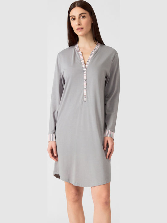 Minerva Winter Women's Nightdress Gray