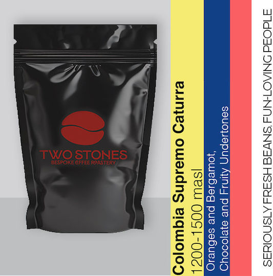 Single Origin Espresso Coffee Arabica Colombia Supremo Ground 250g