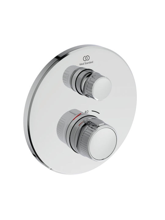 Mixer Ideal Standard Ceratherm Navigo Shower Thermostatic Built-in Outside Only Brass