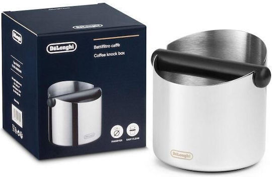 Cutie de lovit pentru zaț de cafea De'longhi De’longhi Dlsc072 oțel inoxidabil negru argintiu