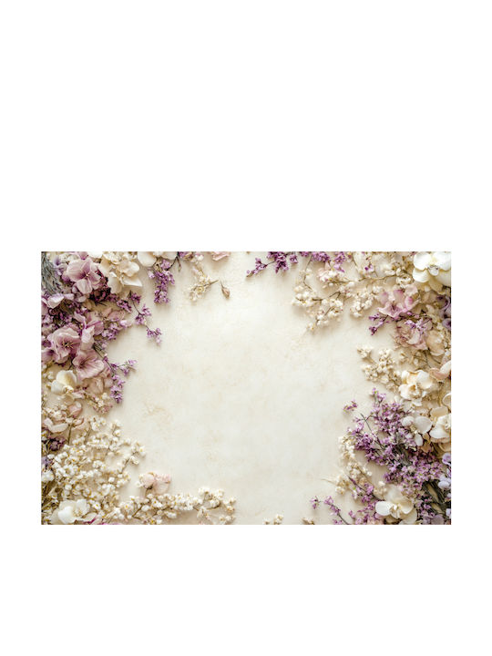 Floral Wall Mural Living Room Pastel Flowers 3D Wallpaper 260x390
