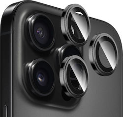 Blueo Lens Camera Protection Tempered Glass Black for the iPhone 15 Pro, iPhone 15 Pro Max, iPhone 16 Pro, iPhone 16 Pro Max Blueo Lens Camera Protection Tempered Glass Black for the iPhone 15 Pro, iPhone 15 Pro Max, iPhone 16 Pro, iPhone 16 Pro Max