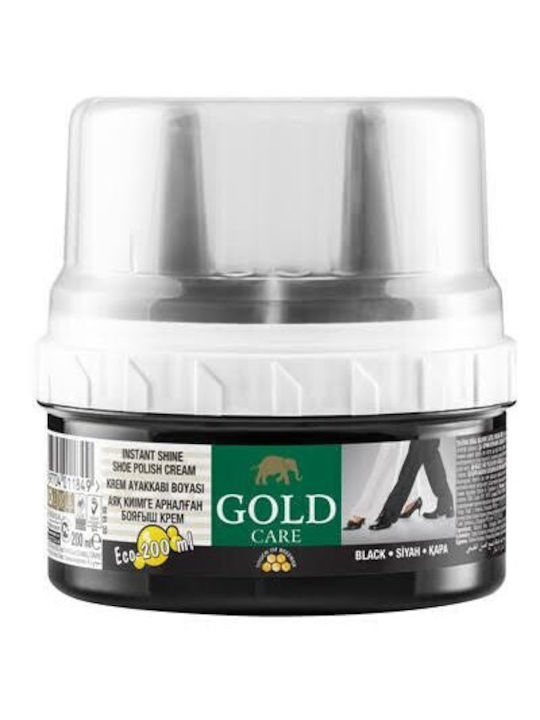 Schuhpflegepaste Schwarz-Braun Gold Care Schwarz