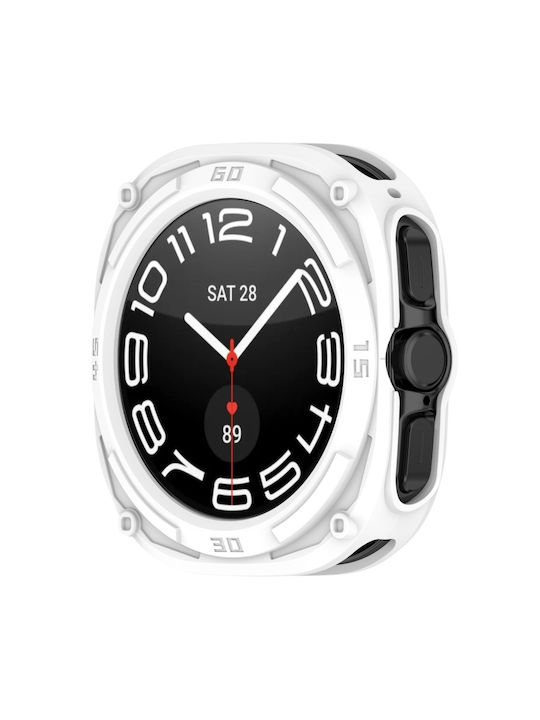 Θήκη Σιλικόνης σε Λευκό χρώμα για Samsung Galaxy Watch Ultra 47mm