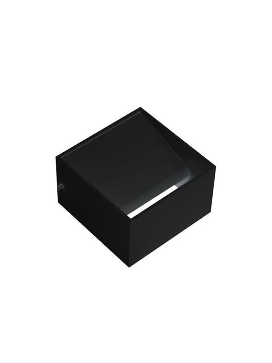 Horoz Electric Lumină de Perete cu LED Integrat și Lumină Alb Natural Negru