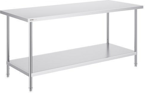 Vevor Stainless Steel Workbench 30x72x34in Food Preparation Cfbxggztlcwjs66rvv0