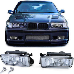 Kitt 243911 Fog Lights BMW 3 E36 1990-1998 Chrome 2 Pieces