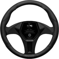Momo Car Steering Wheel Cover with Diameter 38-39cm Synthetic Black Momo Car Steering Wheel Cover with Diameter 38-39cm Synthetic Black