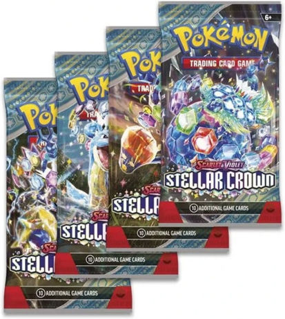 Kaissa Scarlet & Violet 7 Stellar Crown Booster Stellar Crown Scarlet & Violet Booster Pack English Various Designs