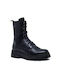 Leather Women's Ankle Boots Black