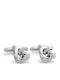 GW Cufflinks from Steel Silver Knot 3