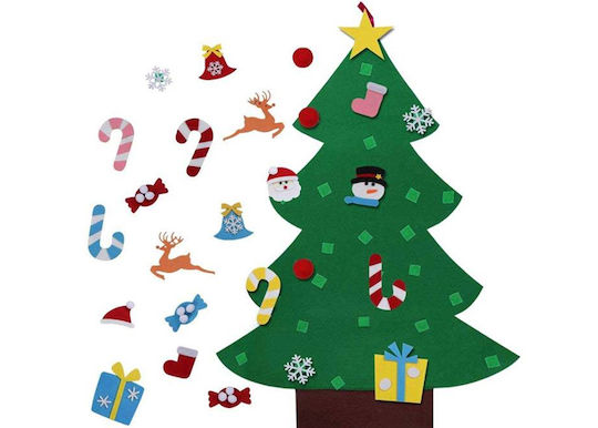 Christmas Decorative Tree 90cm Adorned Green