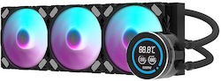 Darkflash DN-D360 Wasserkühlsysteme AIO CPU mit 3 Lüfterabmessungen 120mm und ARGB Beleuchtung