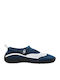 Flache Sandalen für Damen in Blau Farbe