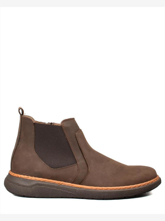 Damiani Leder Braun Herrenstiefel