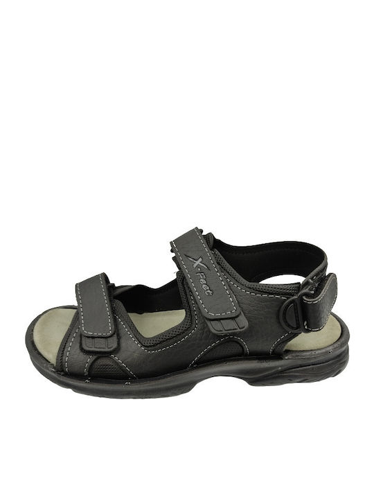 Herrensandalen in Schwarz Farbe