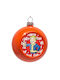Fallout Vault Boy Hängendes Kugel Ornament Ornament Kunststoff Orange 8cm