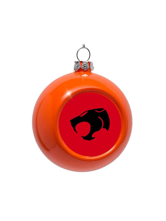 Thundercats Висяща Топка Украса Пластмасов Оранжева 8бр
