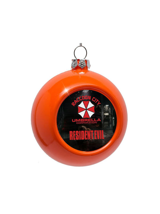 Resident Evil Μπάλα Πλαστική Πορτοκαλί 8cm