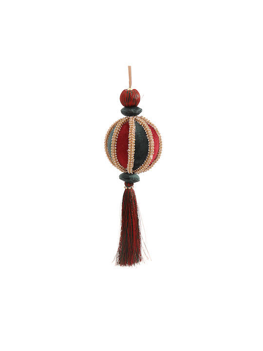 Hanging Ball Ornament Ornament Burgundy 33cm