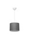 GloboStar Blaze Pendant Light Gray with Socket E27 22x22x90cm