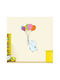 Kids Wall Sticker Flying Elephant Reverse Direction Inside Glass
