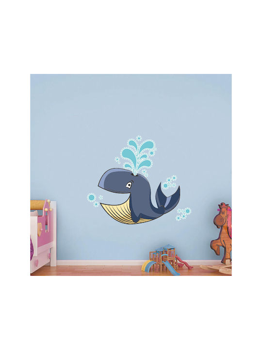 Kinder Wandsticker Glücklicher Wal Umgekehrte R...