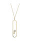 Ekan Halskette aus Gold 14K mit Diamant