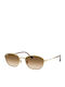 Ray Ban Unisex Ochelari de soare cu Auriu Cadru și Maro Degradati Lentilă