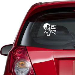 Car Sticker Baby On Board 60 Reverse Direction ...