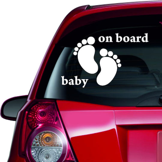 Autocolant Auto Bebeluș la Bord 25 Maro