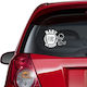 Fiat Baby an Bord Autoaufkleber Blau