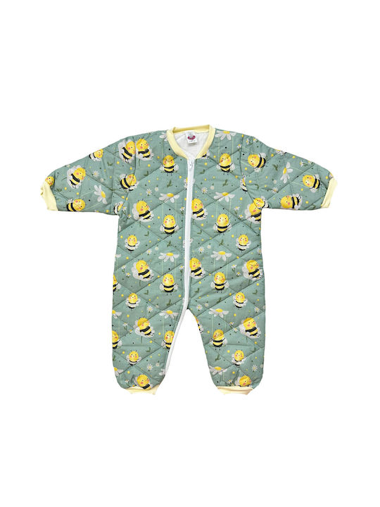 Bunny Bebe Winter Baby Schlafsack Verde Bunny Bebe Winter Baby Schlafsack Verde