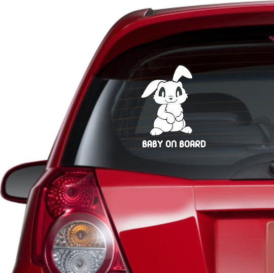 Car Sticker Baby On Board 68 Green