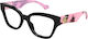 Gucci Damen Acetat Schmetterling Schwarz GG1424...