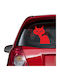 Decorative Sticker Glass Cat - Reverse Direction (through the Glass) 1pcs Orafol