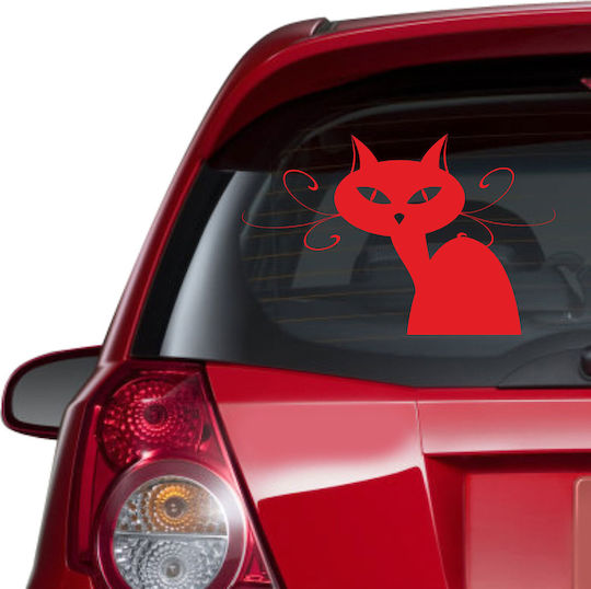 Decorative Sticker Glass Cat - Reverse Direction (through the Glass) 1pcs Orafol