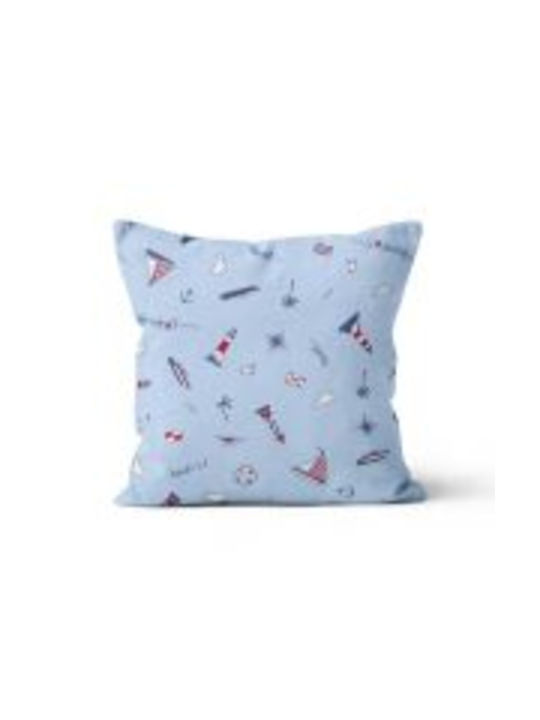 Beauty Home Decorative Pillow Case Light Blue N...
